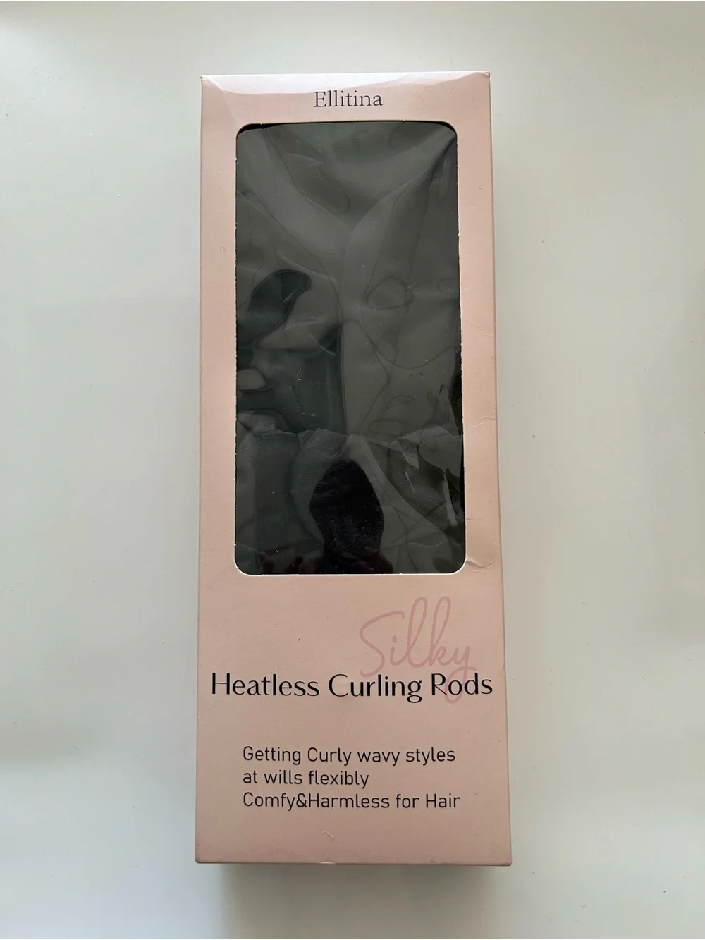 Black Heatless Curling Rod Set
